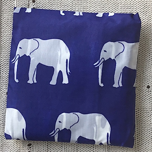 BAGGU Elephant Reusable Eco Shopping Bag Tote Purse Standard Size NWT - Picture 7 of 10